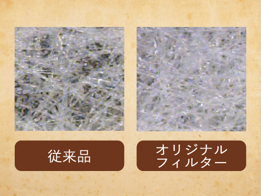 フィルター密度