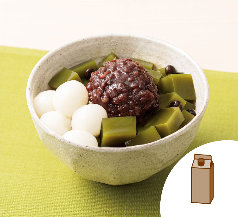 和を愉しむ抹茶あんみつ