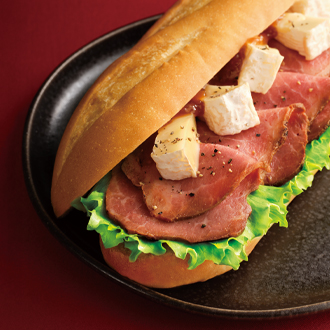 トリュフ香る ミラノサンド 炭火焼きローストビーフ