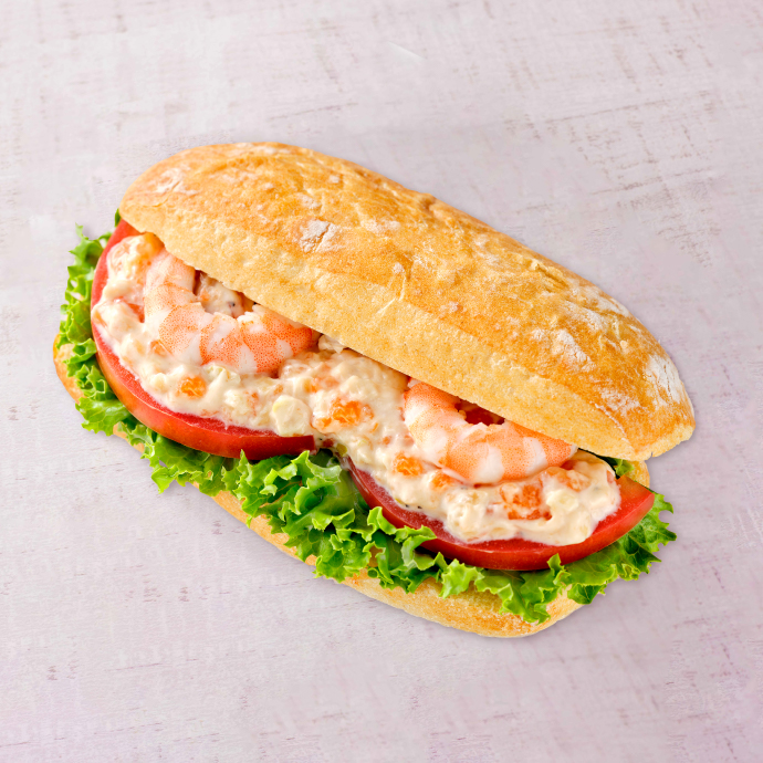 チャバッタサンド　海老＆サーモンクリームチーズ