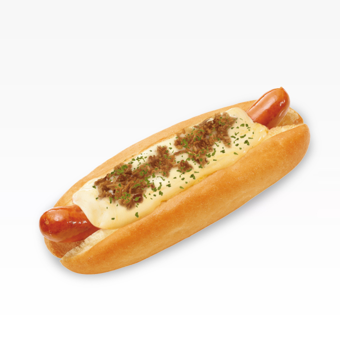 チーズソースフライドオニオンドック