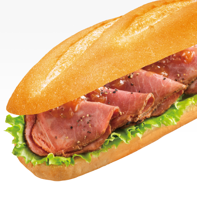 トリュフ香る ミラノサンド 炭火焼きローストビーフ